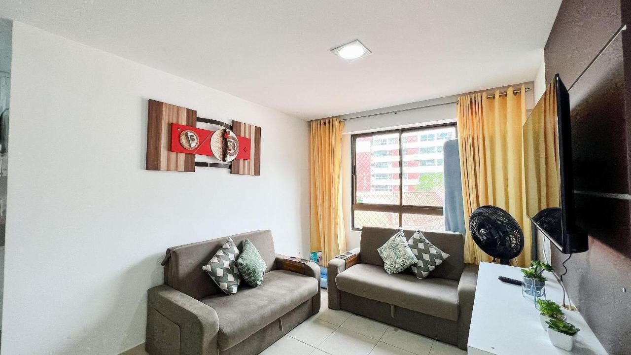 Apto Veleiros Cabo Branco Beira-Mar Pet Friendly Genius Flats João Pessoa Exterior foto
